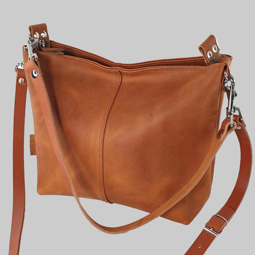 Leder Crossbodytasche 30 x 23 x 10